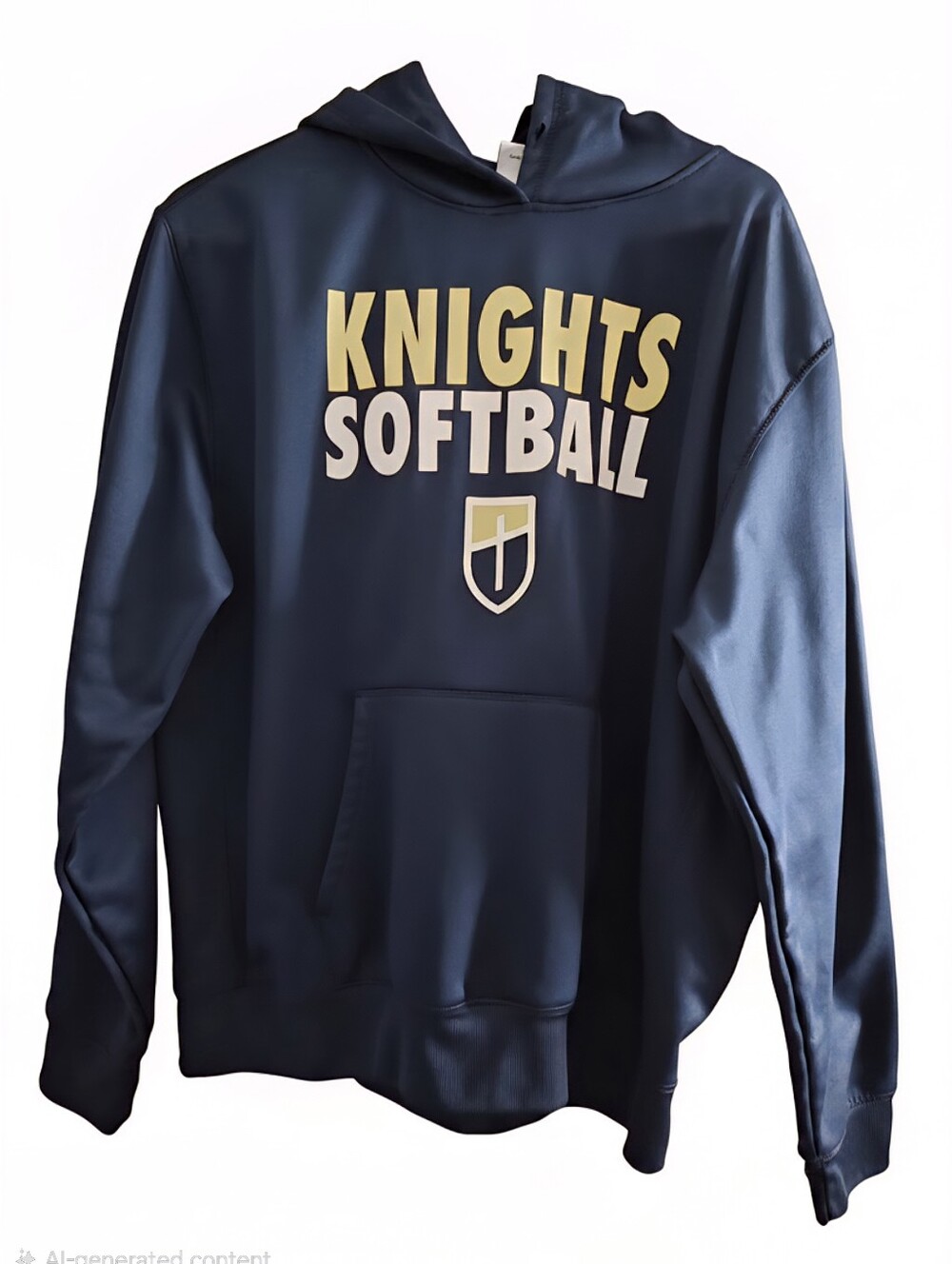 Knights Softball Navy Hooded Sweatshirt